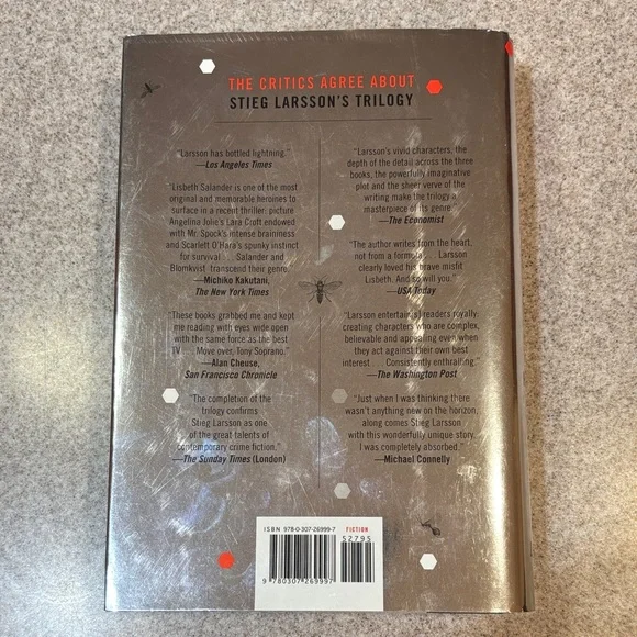 The Girl Who Kicked the Hornet's Nest Hardcover Book EUC - Picture 2 of 2